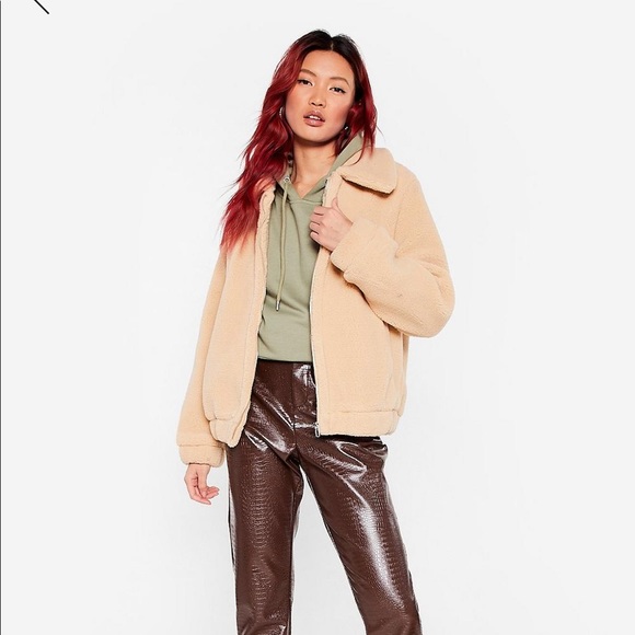 NWOT Teddy fur jacket - Picture 2 of 5